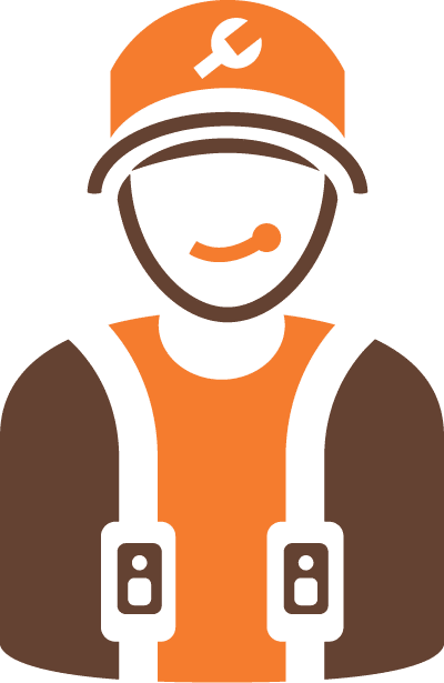 icon representing a factory worker
